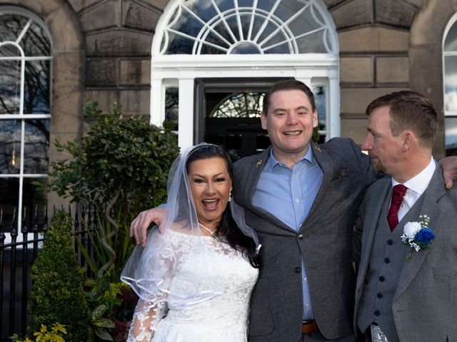 Carol and Barry&apos;s Wedding in Edinburgh, Lothian &amp; Borders 352