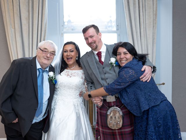 Carol and Barry&apos;s Wedding in Edinburgh, Lothian &amp; Borders 525