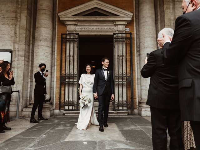 John and Kanae's Wedding in Rome, Rome 43