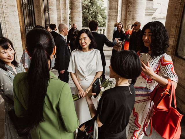 John and Kanae's Wedding in Rome, Rome 48