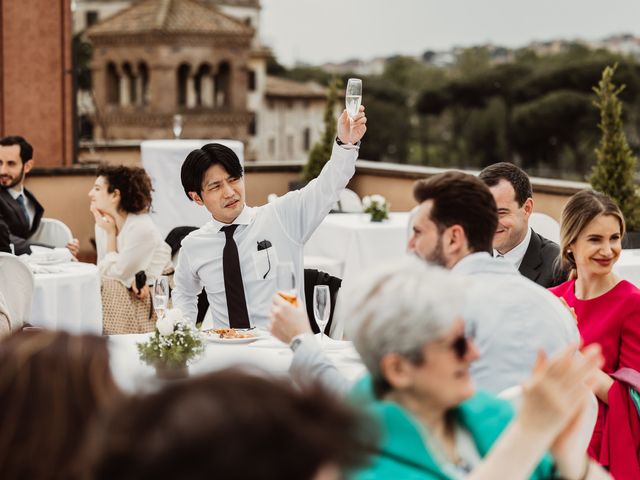 John and Kanae's Wedding in Rome, Rome 76