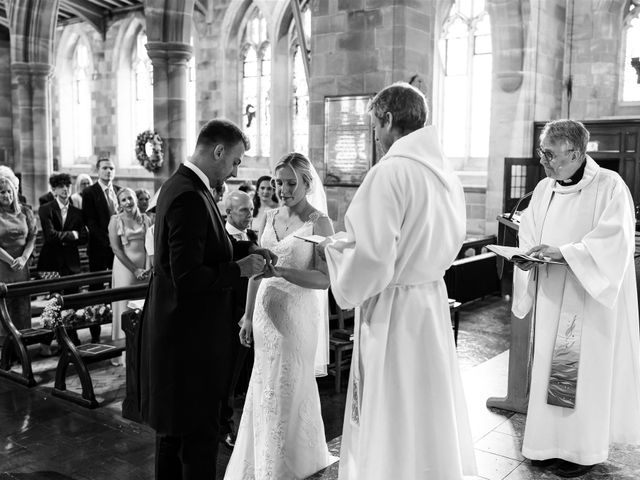 Ash and Izzy&apos;s Wedding in Repton, Derbyshire 51