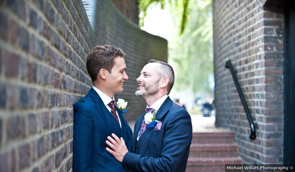 Antonio and Stephen's Wedding in City of London, East Central London