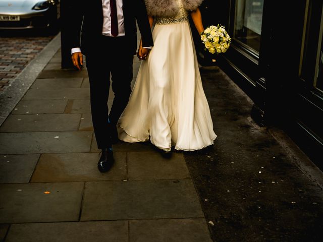 Khalid and Yohe&apos;s Wedding in London Bridge, East Central London 19