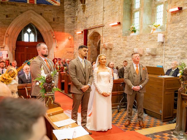 Elliott and Hannah's Wedding in Melton Mowbray, Leicestershire 5