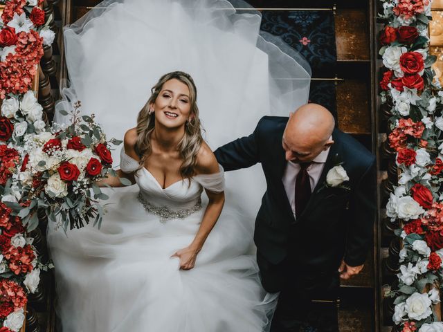 Karl and Sarah's Wedding in Lenham, Kent 25