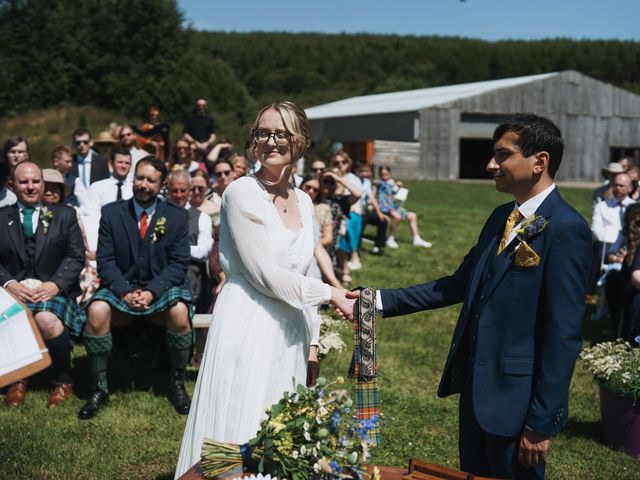 Drew and Fiona's Wedding in Kielder Water, Northumberland 5