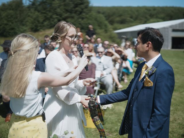 Drew and Fiona's Wedding in Kielder Water, Northumberland 6