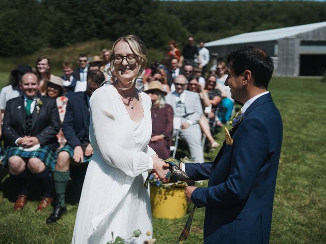 Drew and Fiona's Wedding in Kielder Water, Northumberland 7