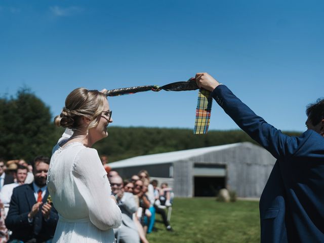 Drew and Fiona's Wedding in Kielder Water, Northumberland 9