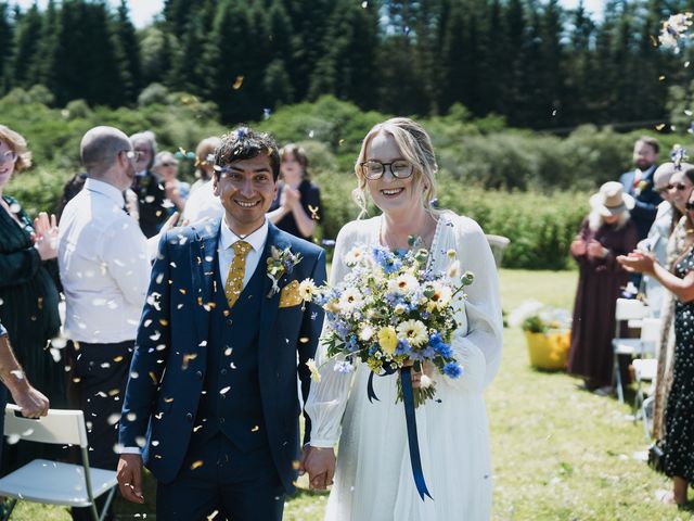 Drew and Fiona's Wedding in Kielder Water, Northumberland 11