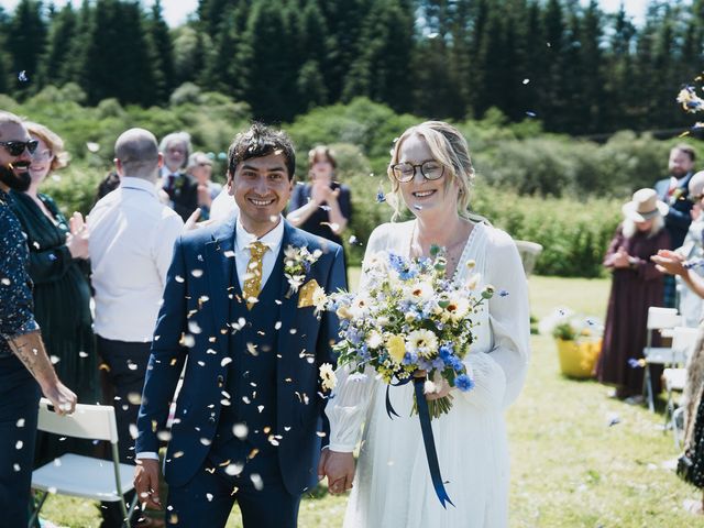 Drew and Fiona's Wedding in Kielder Water, Northumberland 12