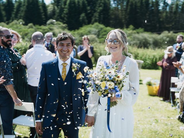 Drew and Fiona's Wedding in Kielder Water, Northumberland 13