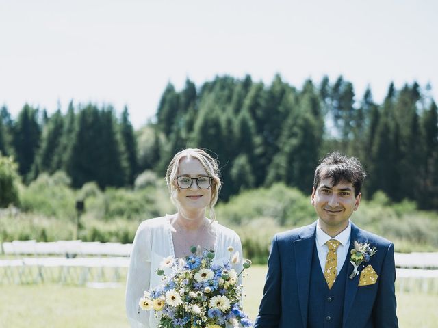 Drew and Fiona's Wedding in Kielder Water, Northumberland 18