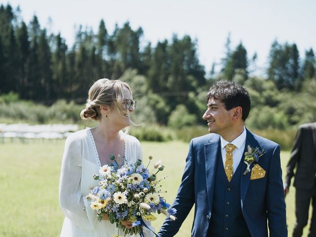 Drew and Fiona's Wedding in Kielder Water, Northumberland 20
