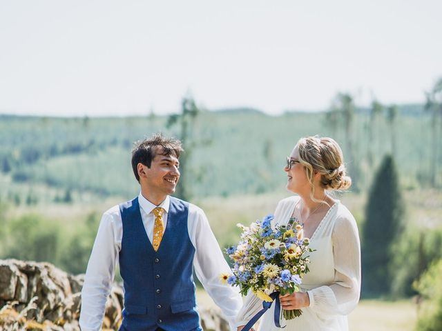 Drew and Fiona's Wedding in Kielder Water, Northumberland 23