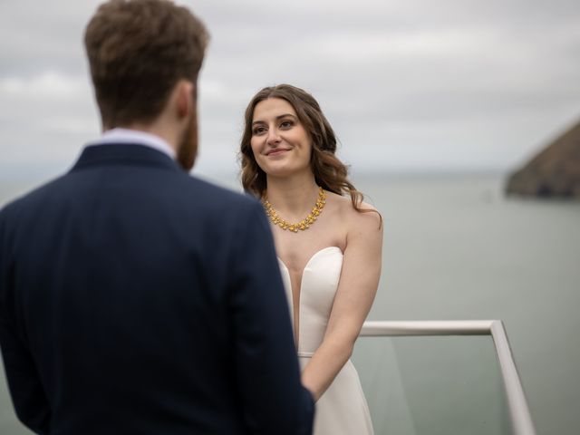 Seán and Christie's Wedding in North Devon, Devon 34