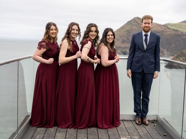 Seán and Christie's Wedding in North Devon, Devon 43