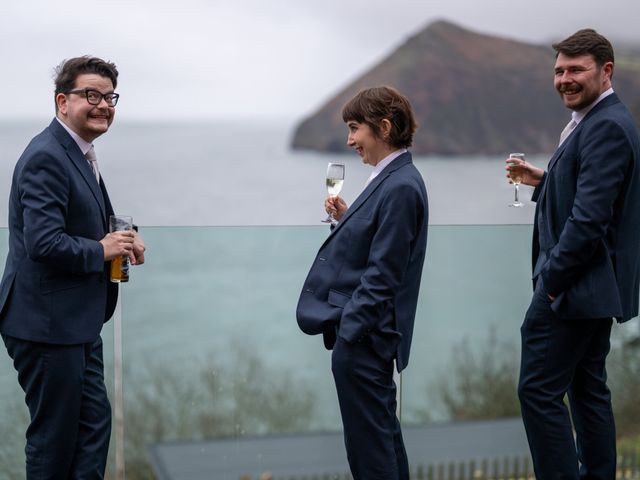 Seán and Christie's Wedding in North Devon, Devon 59