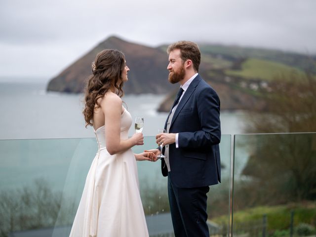 Seán and Christie's Wedding in North Devon, Devon 60