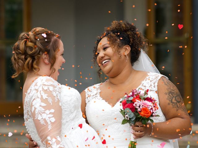 Chanté and Georgia's Wedding in Notts, Nottinghamshire 9