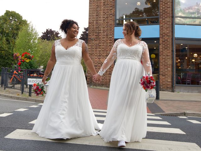 Chanté and Georgia's Wedding in Notts, Nottinghamshire 16