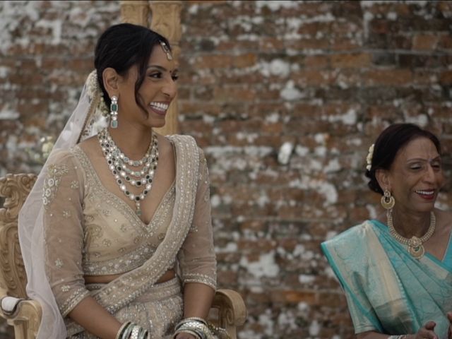 Priya and Nikul&apos;s Wedding in Great Braxted, Essex 11