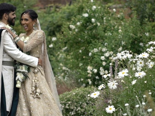 Priya and Nikul&apos;s Wedding in Great Braxted, Essex 13