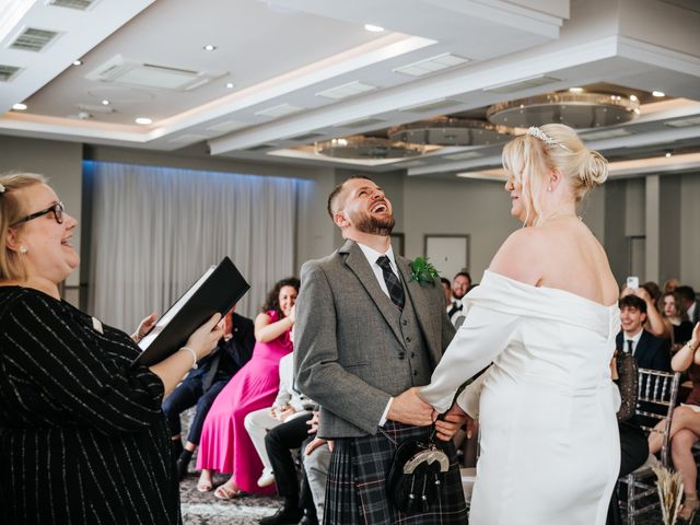 Ardit and Alex's Wedding in Irvine, Dumfries Galloway &amp; Ayrshire 14