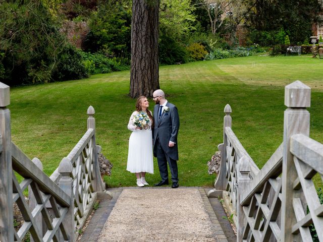 Daniel and Hannah's Wedding in Godmanchester, Cambridgeshire 13