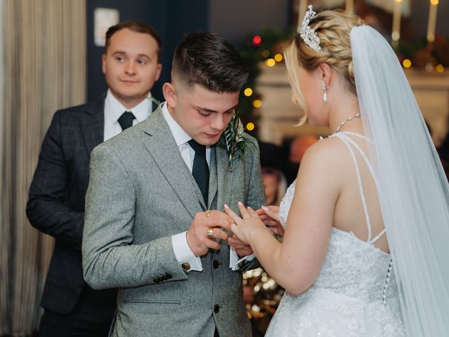 Sebastian and Sophia's Wedding in Bibury, Gloucestershire 10