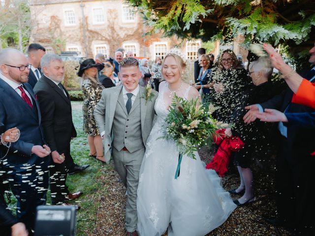 Sebastian and Sophia's Wedding in Bibury, Gloucestershire 12