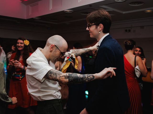 Ross and Emily's Wedding in Central London, South West London 166