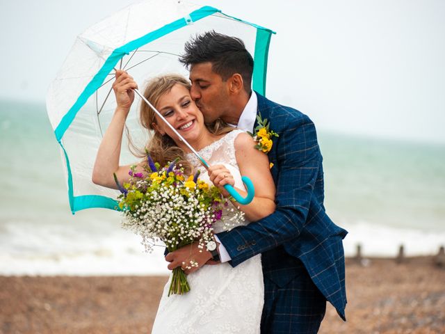 Saalim and Becca&apos;s Wedding in Brighton, East Sussex 29
