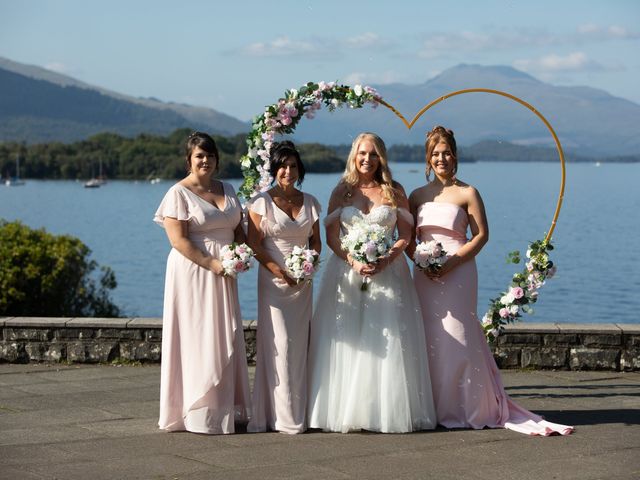 Kirsty and Robin's Wedding in Loch Lomond, Central &amp; Glasgow 23