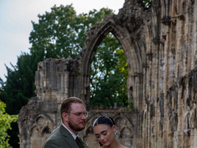 Jim and Chloe's Wedding in York, North Yorkshire 18