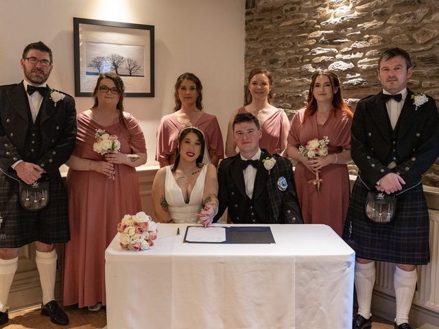 Percy and Naomi's Wedding in Newcastle Emlyn, Carmarthenshire 8
