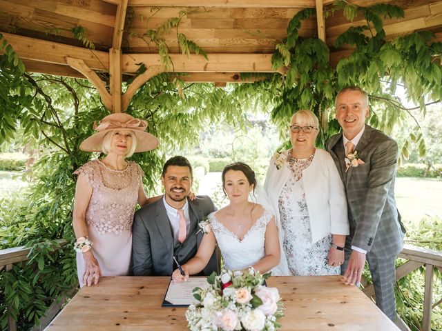 Andy and Amelia's Wedding in Ashford, Kent 16