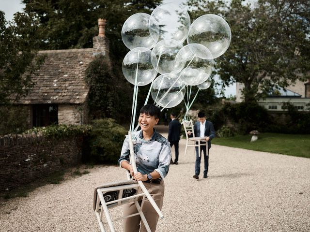 Darren and Audrey&apos;s Wedding in Tetbury, Gloucestershire 16