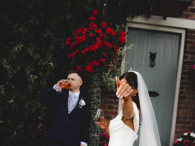 James and Sophie's Wedding in Eaton, Cheshire 14