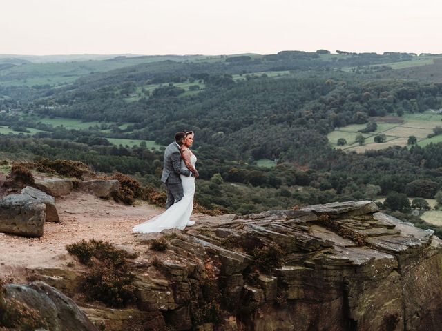 Thomas and Leanne's Wedding in Grindleford, Derbyshire 11
