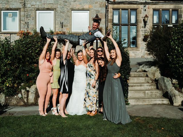 Thomas and Leanne's Wedding in Grindleford, Derbyshire 12