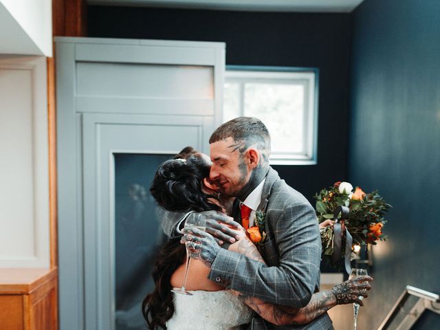 Thomas and Leanne's Wedding in Grindleford, Derbyshire 35
