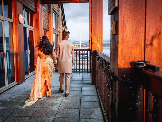 Ifiok and Ama&apos;s Wedding in Deganwy, Conwy 45