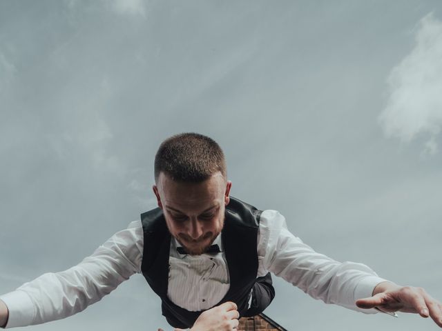 Sam and Gemma's Wedding in Thornton Hough, Merseyside 3