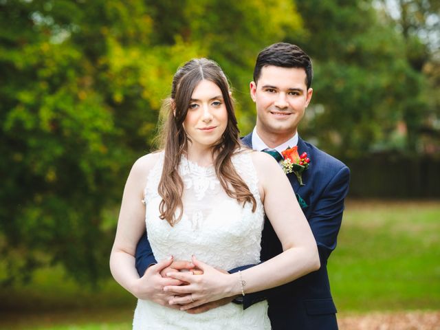 Daniel and Kate's Wedding in Durham City, Durham 60