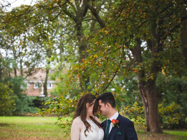 Daniel and Kate's Wedding in Durham City, Durham 74