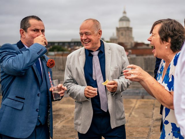 Lauren and Shane's Wedding in Old Portsmouth, Hampshire 21