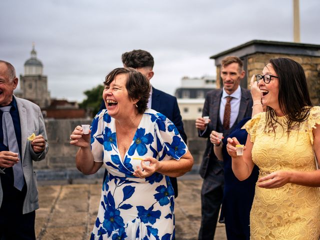 Lauren and Shane's Wedding in Old Portsmouth, Hampshire 22