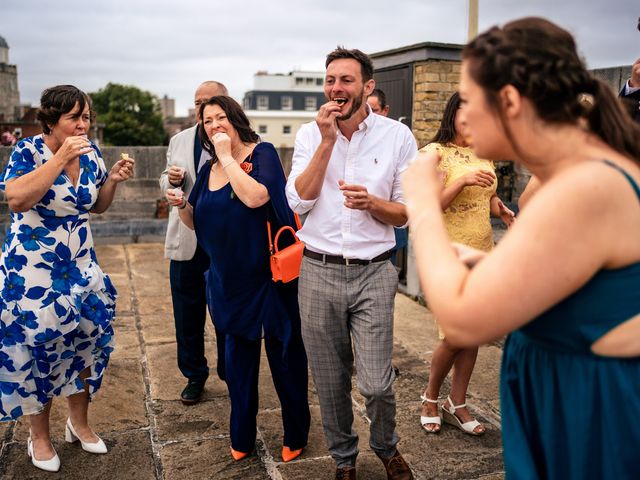 Lauren and Shane's Wedding in Old Portsmouth, Hampshire 28